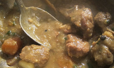 Curried-lamb