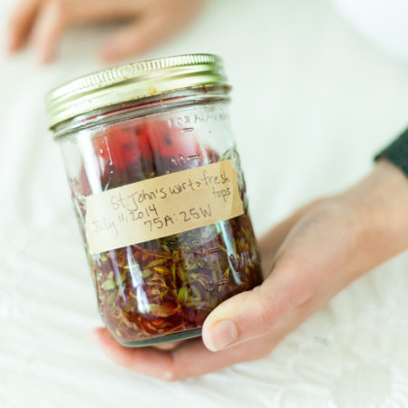 herbal infused vinegar from the Art of Home Herbalism Online